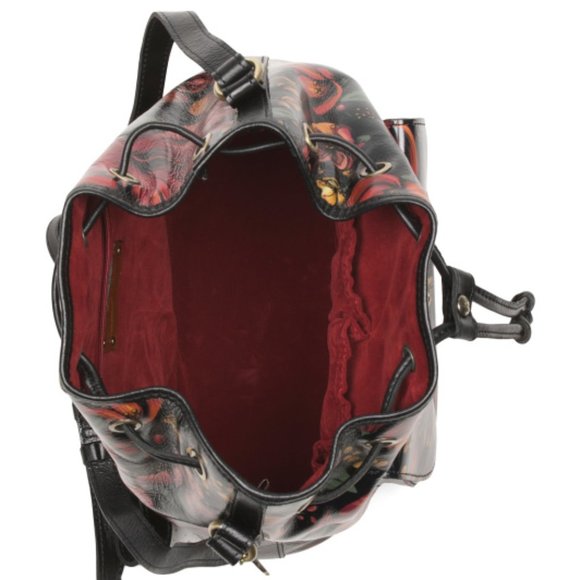 Patricia Nash Sabina Tropical Escape Drawstring Crossbody NEW WITH TAG. - Picture 2 of 3